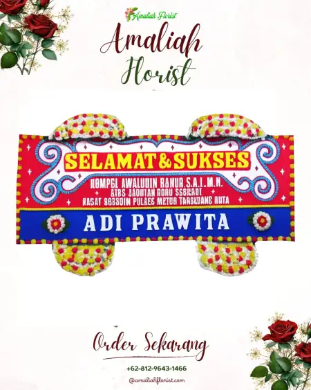 Papan Bunga Ucapan Selamat Wiyurejo